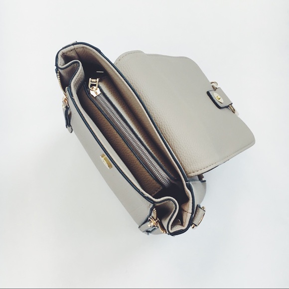 🆕Makenna Taupe Vegan Leather Mini Backpack - Picture 7 of 8